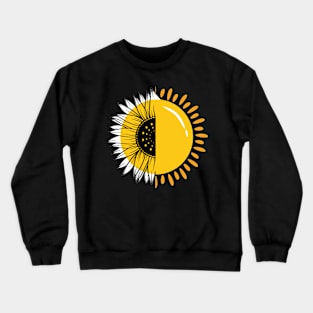 Little Aesthetic Sunflower Crewneck Sweatshirt